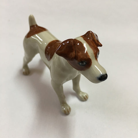 JACK RUSSELL DOG PORCELAIN FIGURINE