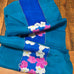 THUMPERS SILK SCARF WITH FLOWERS