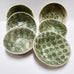 HAND MADE GREEN CERAMIC BOWL BY WONKI WARE SMALL