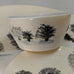 TINY CERAMIC BOWL PAINTED WITH TREES