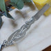 AUSTRALIAN MADE SILVER PEWTER CHEESE KNIVES