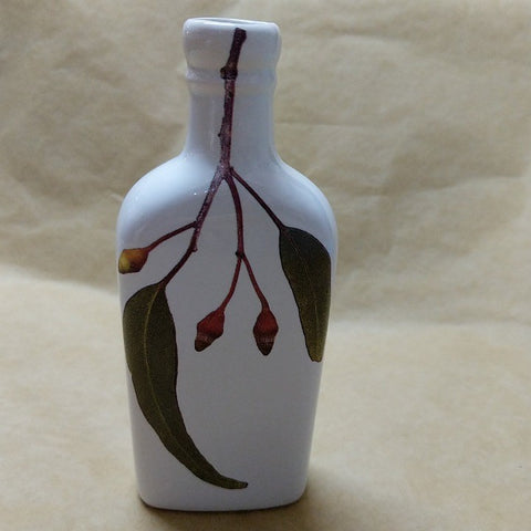 BOTANIC BOTTLE CERAMIC VASE WITH HANGING GUM