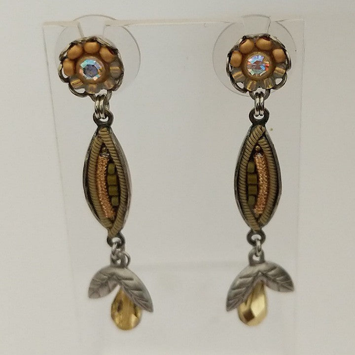 AYALABAR EARRINGS PALE GOLD