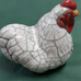 WHITE HEN CERAMIC MADE IN SOUTH AFRICA