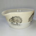 CERAMIC BOWL PAINTED WITH TREES SPOON REST
