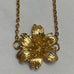 18K GOLD PLATED FLOWER NECKLACE