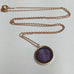 AMETHYST ROSE GOLD NECKLACE