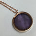 AMETHYST ROSE GOLD NECKLACE
