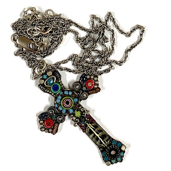 AYALABAR CROSS ON CHAIN NECKLACE