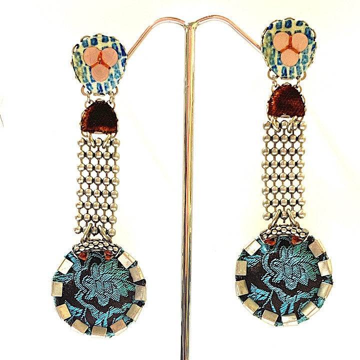 AYALBAR BLUE CLAIRE EARRINGS