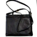 LEATHER HANDY PUB BAG BLACK