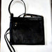 LEATHER HANDY PUB BAG BLACK