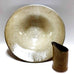 CERAMIC OSTRICH SHELL PATTERNED RISOTTO BOWL