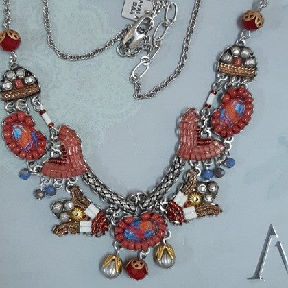 AYALABAR NECKLACE SHORT RED