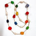 COMBINATION NECKLACE PEARLS AGATE JADE
