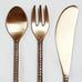 TRIO BRASS CONDIMENT UTENSILS