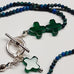 ANNABELLE HARDIE NECKLACE CHRYSOCOLLA GREEN AGATE SILVER
