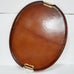 LEATHER TRAY WITH STIRRUPS