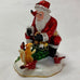 CHRISTMAS TRINKET BOX SANTA FEEDING ANIMALS