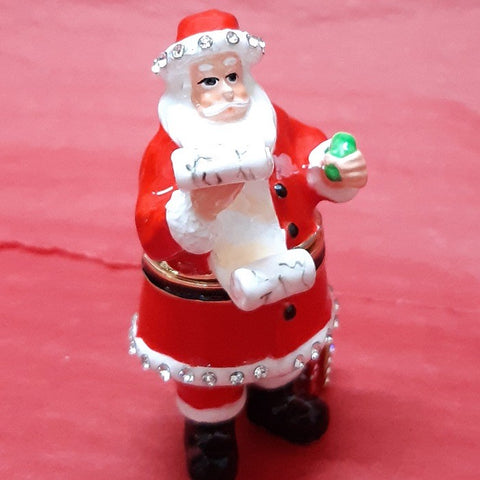 TRINKET BOX SANTAS CHRISTMAS LIST