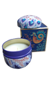 MENTHOL SCENTED CANDLE IN PAINTED TIN JAR