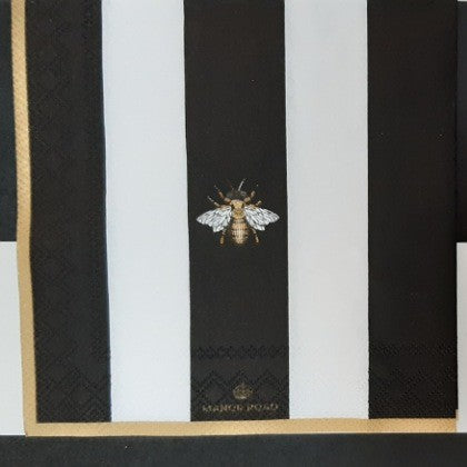 PAPER NAPKINS STRIPED BEE