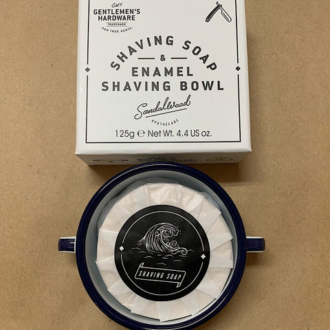 SHAVING SOAP AND BOWL