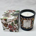 BOXED CANDLE IN BLACK GLASS JAR GREEN TEA AMBER