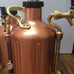 COPPER FINISHED STAINLESS STEEL 1 GALLON BEER KEG