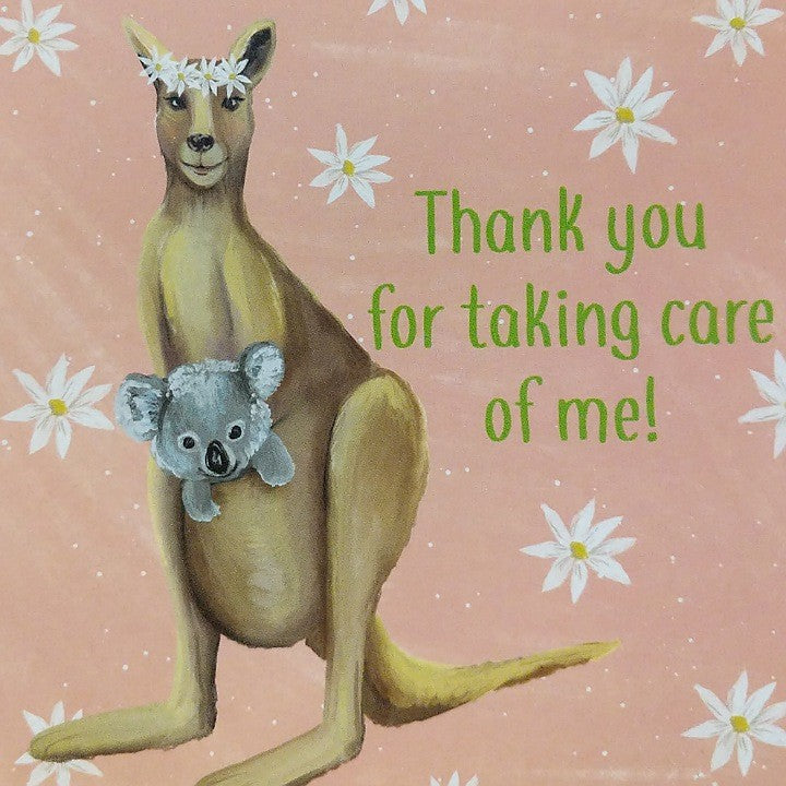 GREETING CARD THANK YOU FOR CARING FOR ME