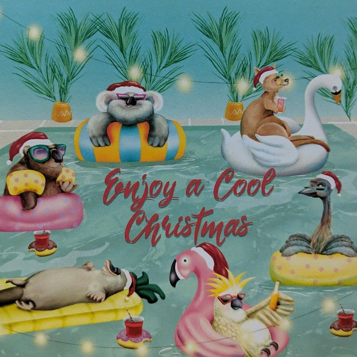 GREETING CARD COOL CHRISTMAS