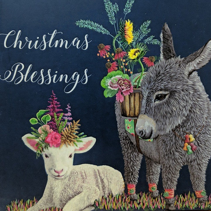 GREETING CARD CHRISTMAS BLESSINGS