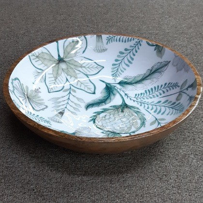 MANGO WOOD BOWL GREEN