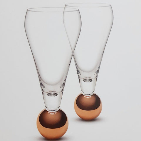 STEMLESS CHAMPAGNE GLASSES