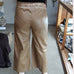 LEATHER PANTS TOFFEE COLOUR SIZE 3