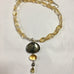 NECKLACE OF CITRINE WITH PENDANT OF PYRITE IN MAGNETITE