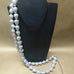 MOKO NECKLACE DOUBLE STRAND PEARLS